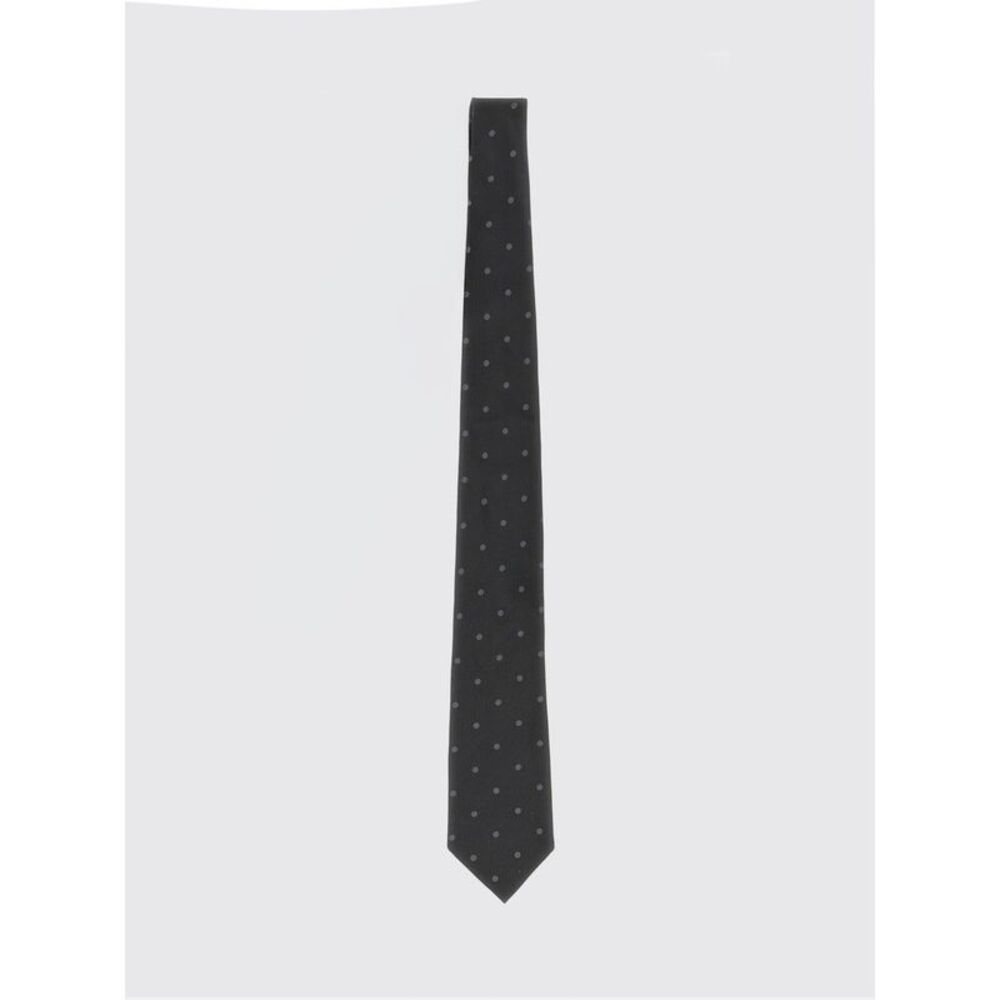 Tom Ford Men Tom Ford Micro Polka Dot Patterned Tie In Pure Silk
